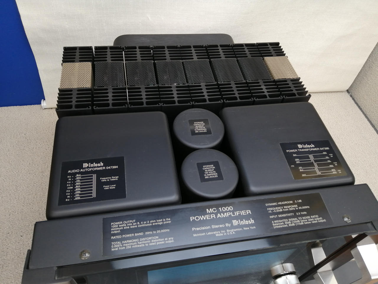 マッキントッシュ mc501 モノラルアンプ1台のみ　最終値下げ マッキントッシュ mc501 モノラルアンプ1台のみ 最終値下げ