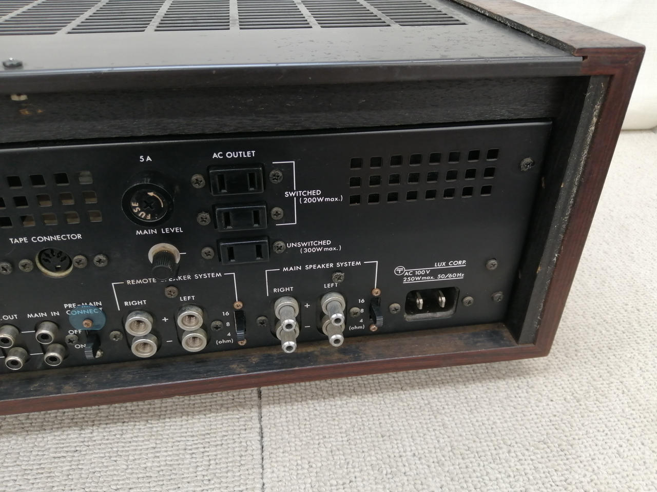 ラックスマン　プリメインアンプ　SQ38F ラックスマン(LUXMAN)|プリメインアンプ（管球式）|HARDOFFオフ