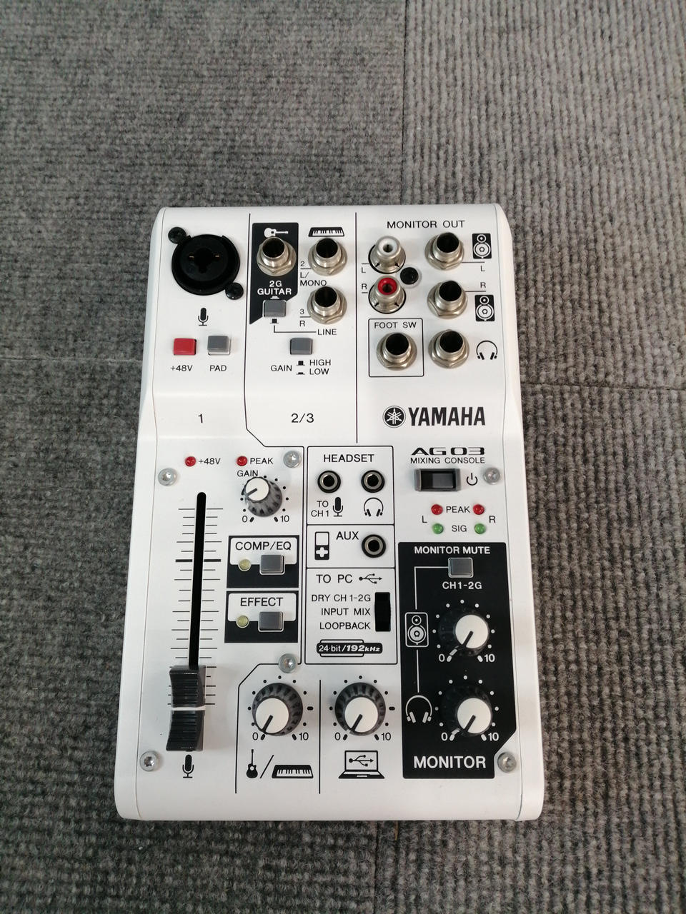 YAMAHA AG03 アナログミキサー 正規品 ヤマハ YAMAHA AG03 MK2 B 3チャンネル ライブストリーミング