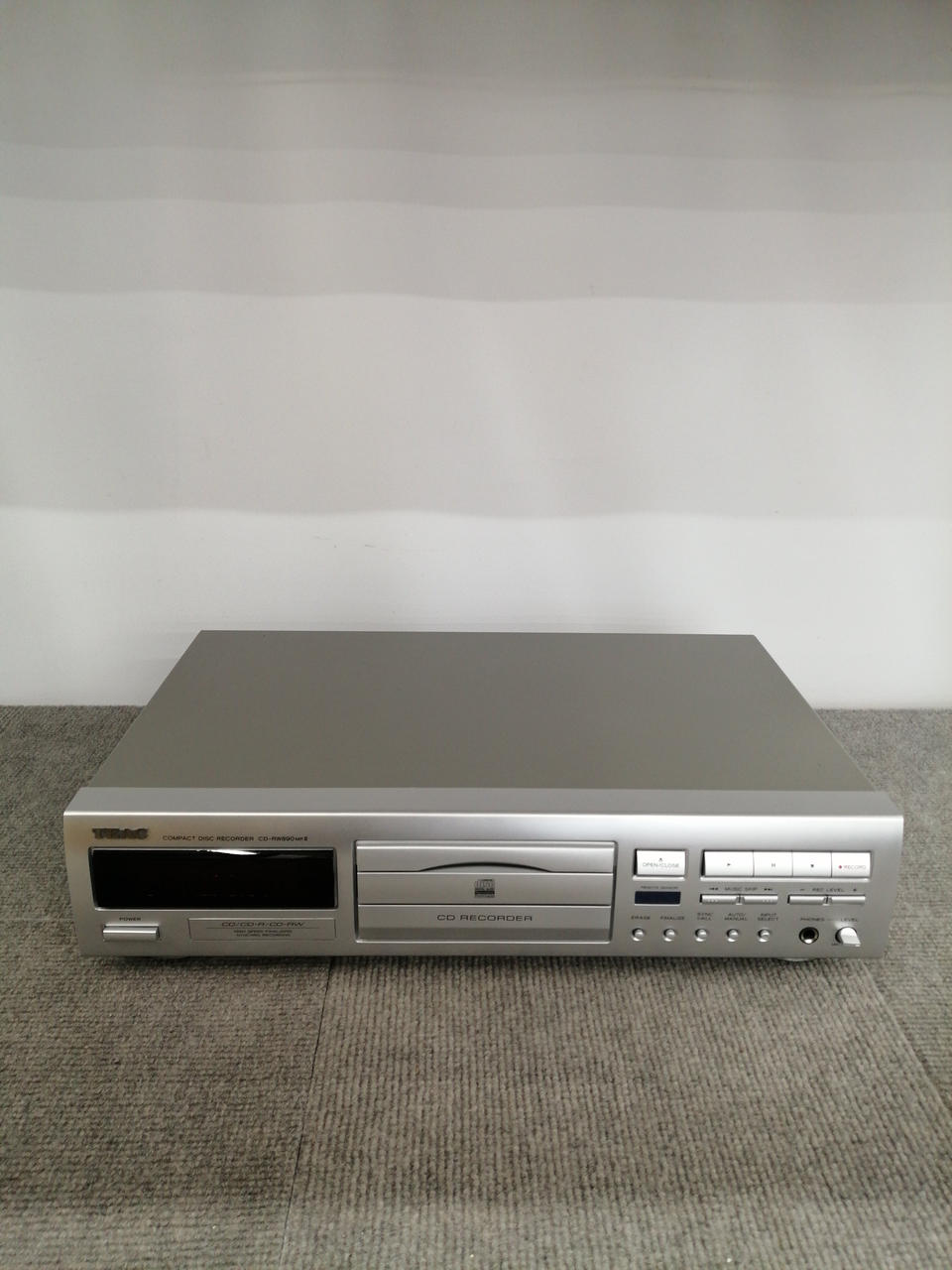 整備済完動品！再生/録音可TEAC CDレコーダーCD-RW280 TEAC - 整備済完動品！再生/録音可TEAC CDレコーダーCD-RW280の