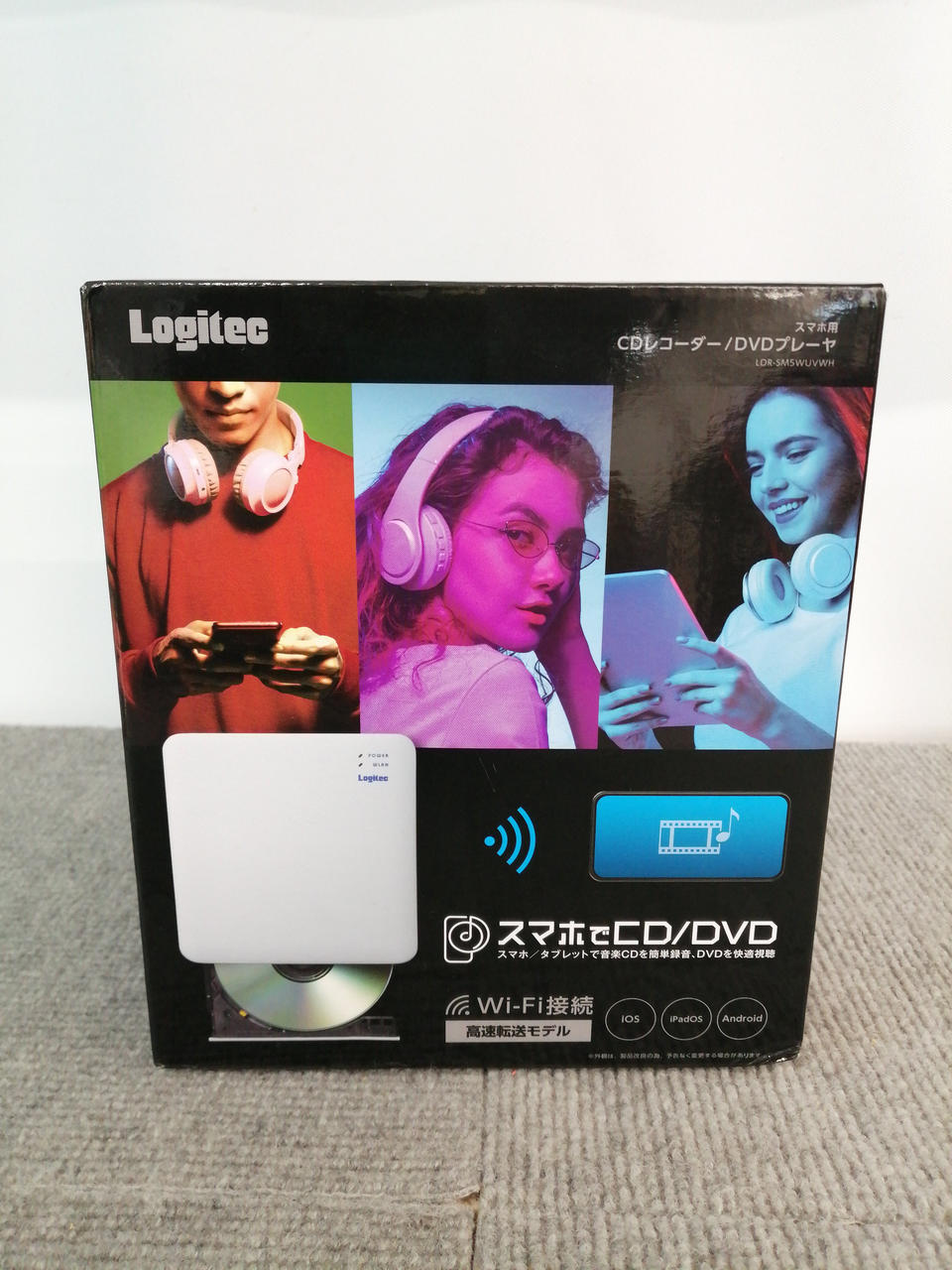 ロジテック 「スマホでCD/DVD」 LDR-SM5WUVWH LDR-LSM5WWUVDWH - ロジテックINAソリューションズ株式会社