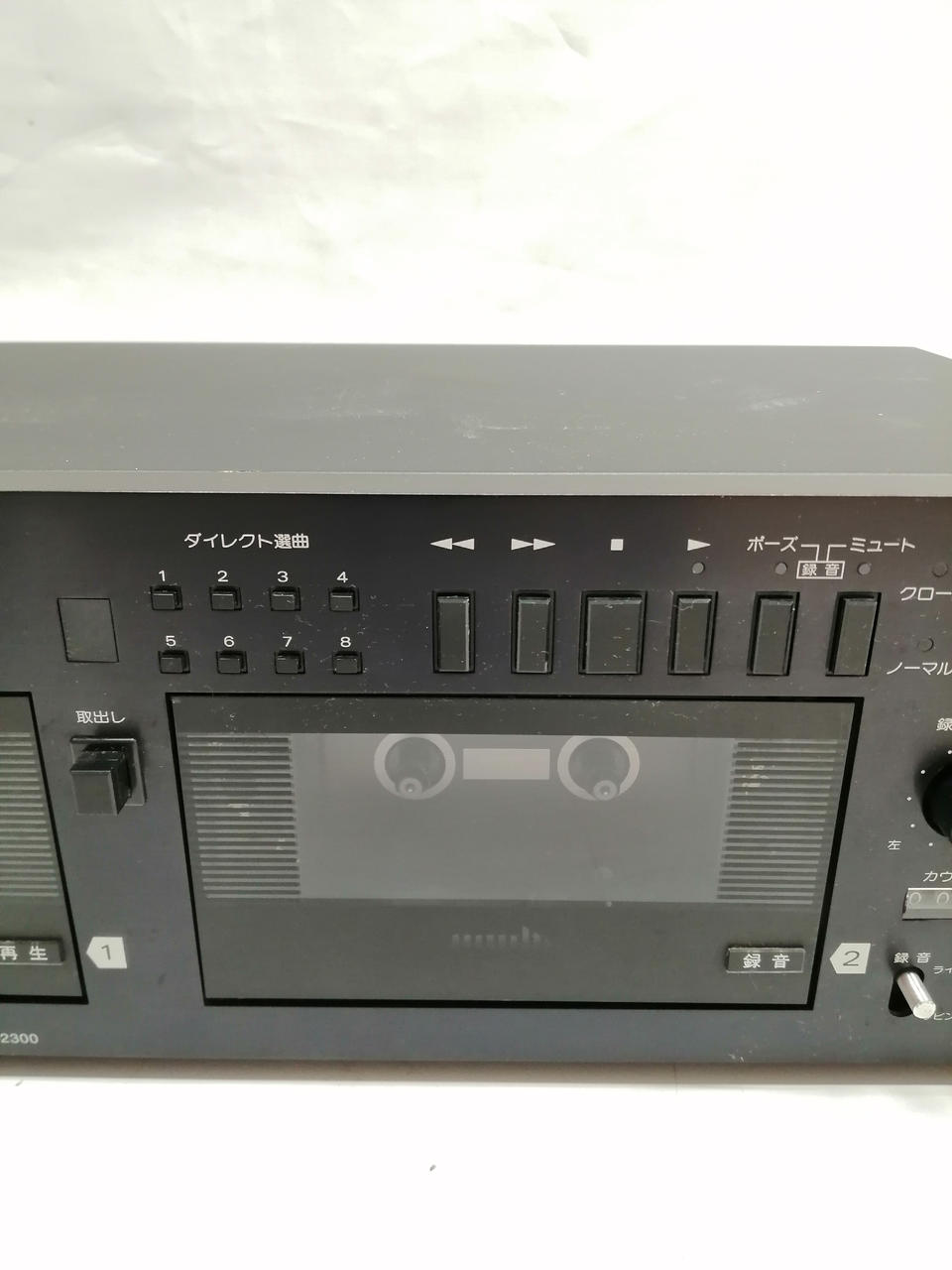 TOA ステレオ ダブルカセットデッキ md-2300