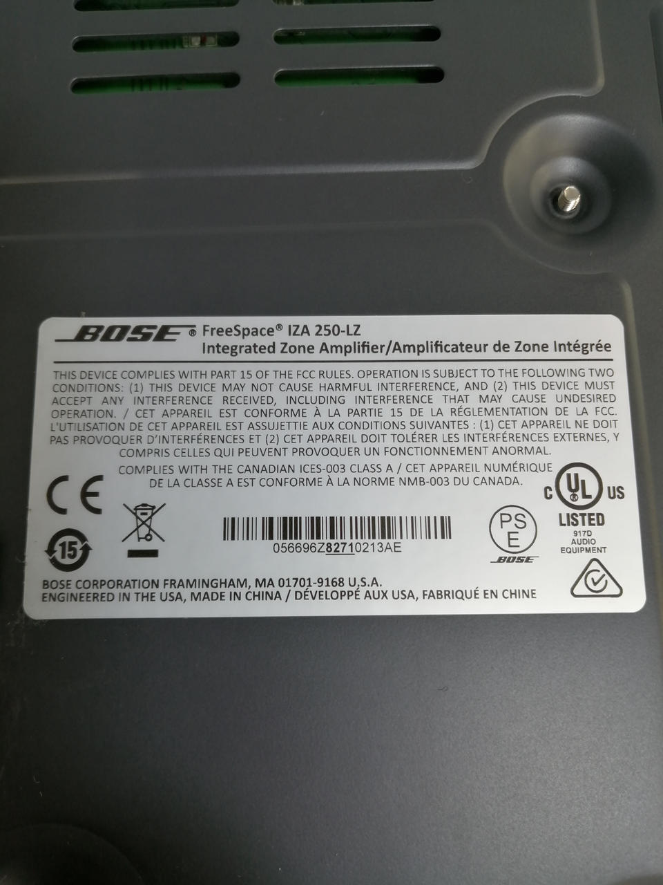 ボーズ(BOSE)|パワーアンプ|HARDOFFオフモール（オフモ）|1010350000067423