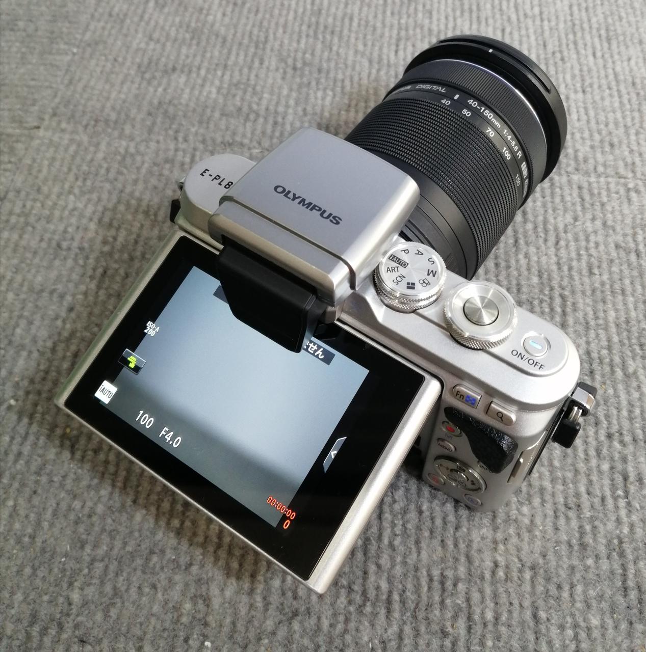 OLYMPUS E-PL8 デジタル一眼レフ 40-150mmレンズ付き オリンパス