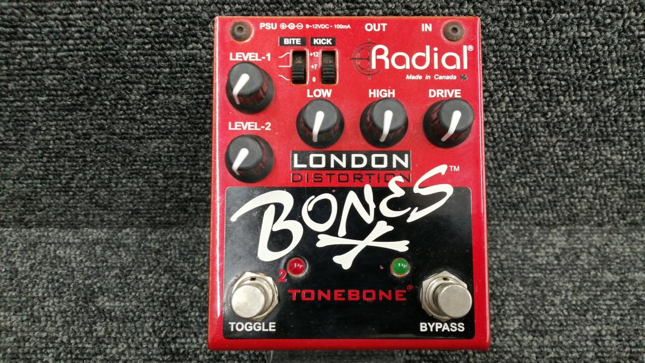 Radial Bones Hollywood 歪み エフェクター2ch Radial Bones Hollywood Distortion & Overdrive Pedal 買取り
