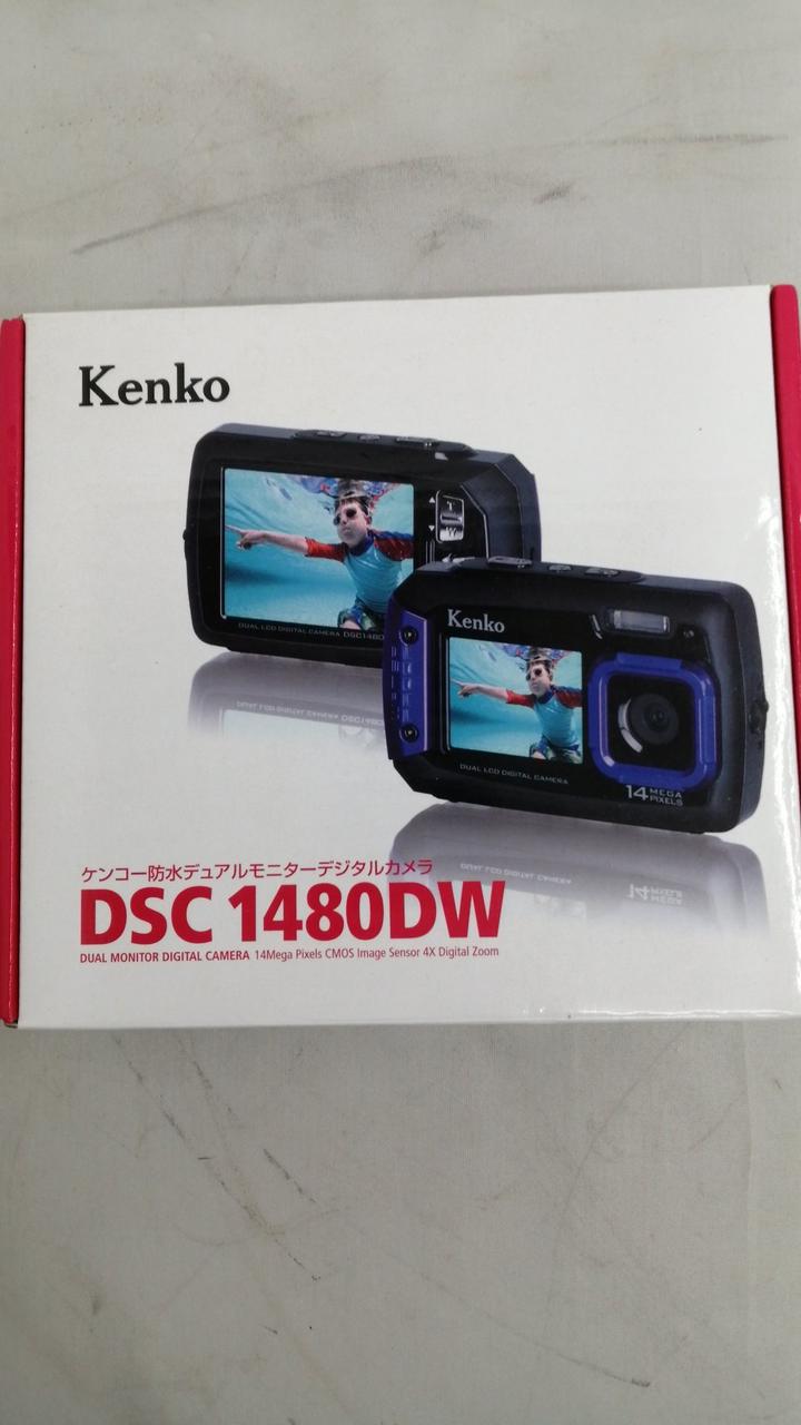 Kenko DSC1480DW 14メガピクセル デジタルカメラ Amazon | Kenko 防水デュアルモニターデジタルカメラ DSC1480DW IPX8