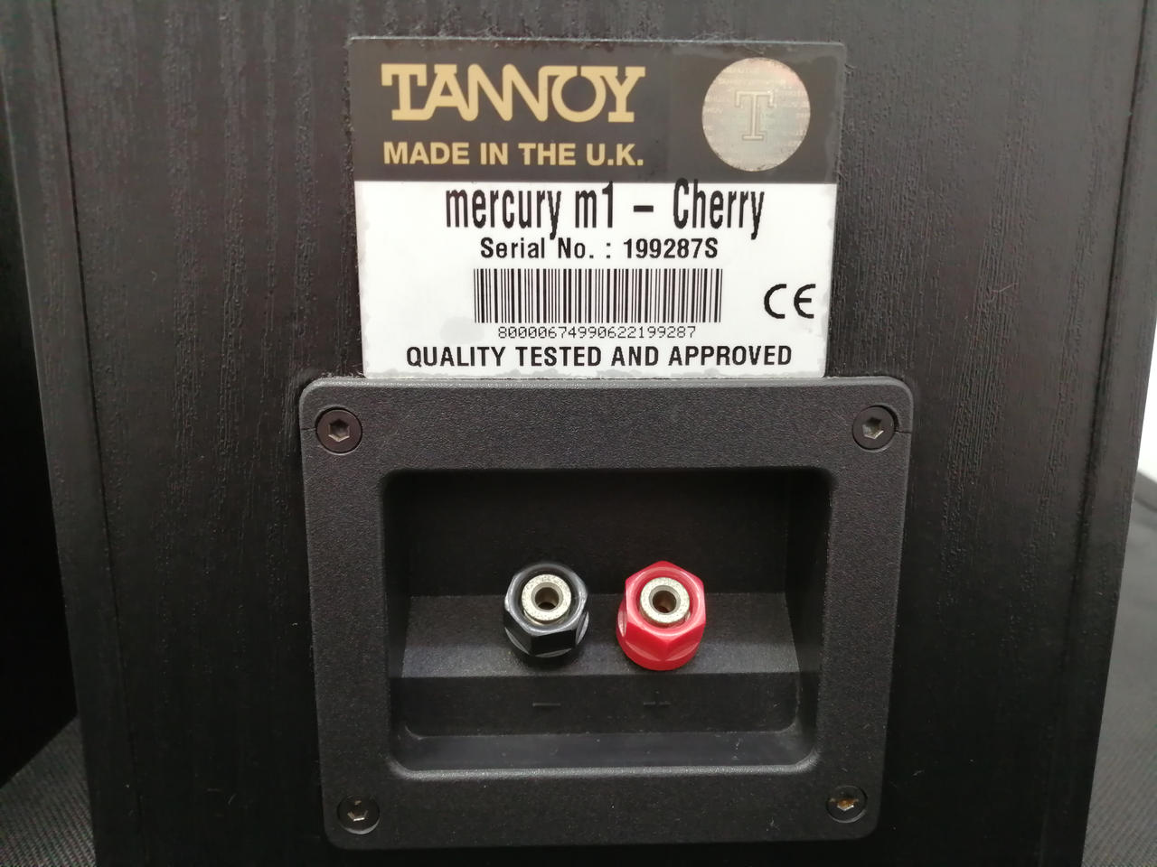 タンノイ スピーカーシステム mercury m1 Cherry A TANNOY タンノイ Mercury m1 ブックシェルフ型スピーカー - 中古