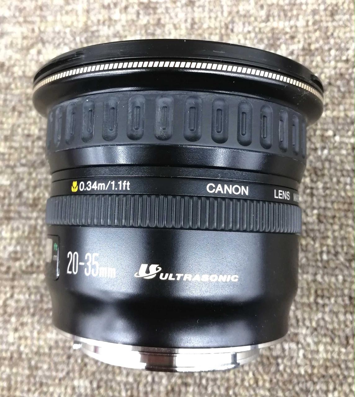 CANON 型番：EF 20-35MM F3.5-4.5 広角ズームレンズ