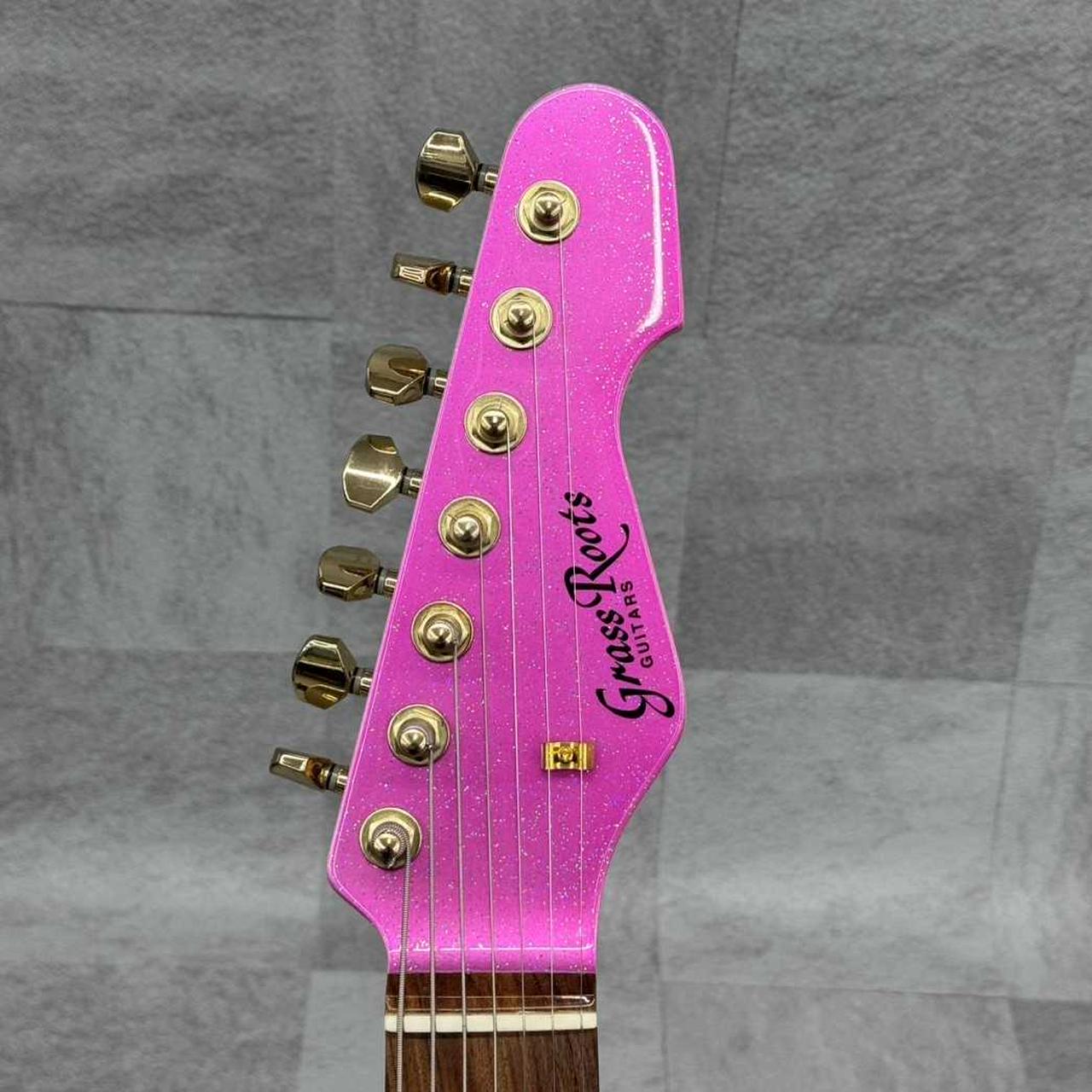 美品 Grassroots グラスルーツ Stratocaster ピンク 桃 美品 Grassroots グラスルーツ Stratocaster ピンク 桃