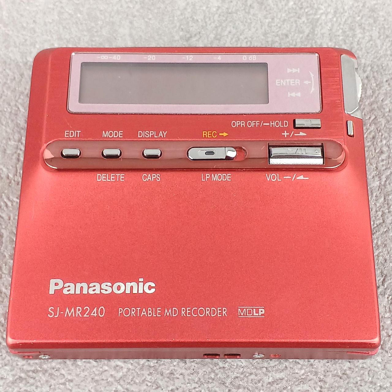 Panasonic ポータブルMDプレーヤー SJ-MR240 パナソニック Panasonic SJ-MR240 [MiniDisc Wiki]