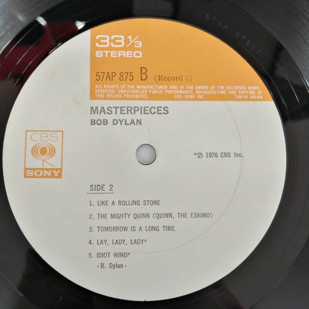 株式会社CBS・ソニー|BOB DYLAN/MASTERPIECES|HARDOFFオフモール