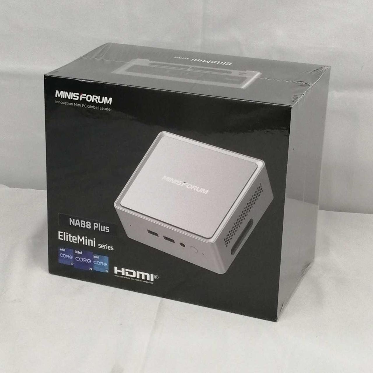 MINIS FORUM ミニPC シルバー 本体 MINISFORUM ミニPC コンパクト シルバー MINISFORUM ミニPC コンパクト