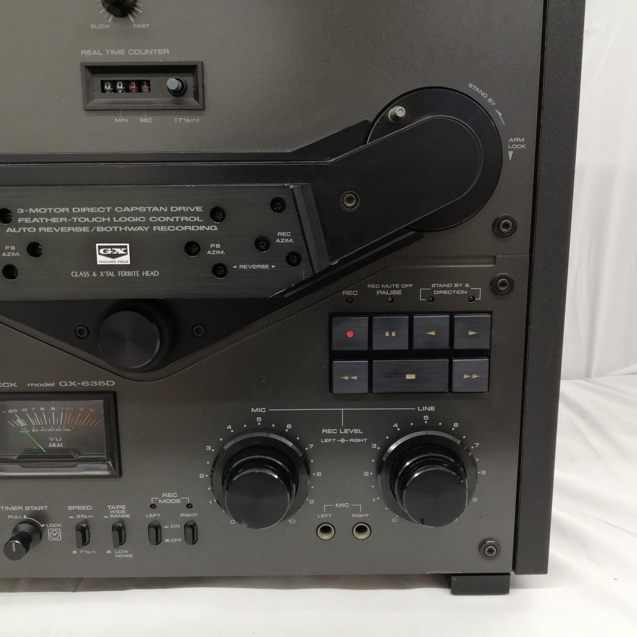 「森田様指定」【ジャンク品】オープンデッキ　アカイ　GX-630D AKAI GX-630Dの仕様 アカイ/赤井