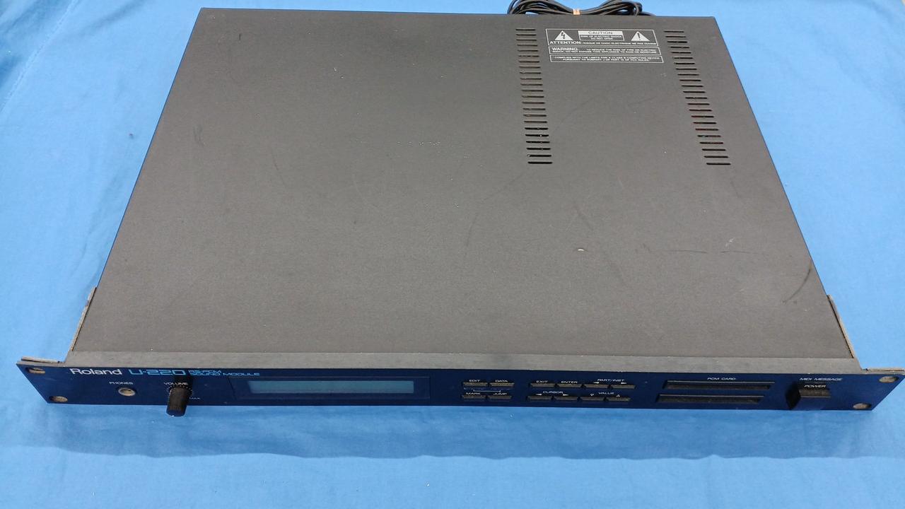 Roland U-220 ハードウェア音源　09c58 Roland U-220 ハードウェア音源 09c58 ROLAND|音源モジュール