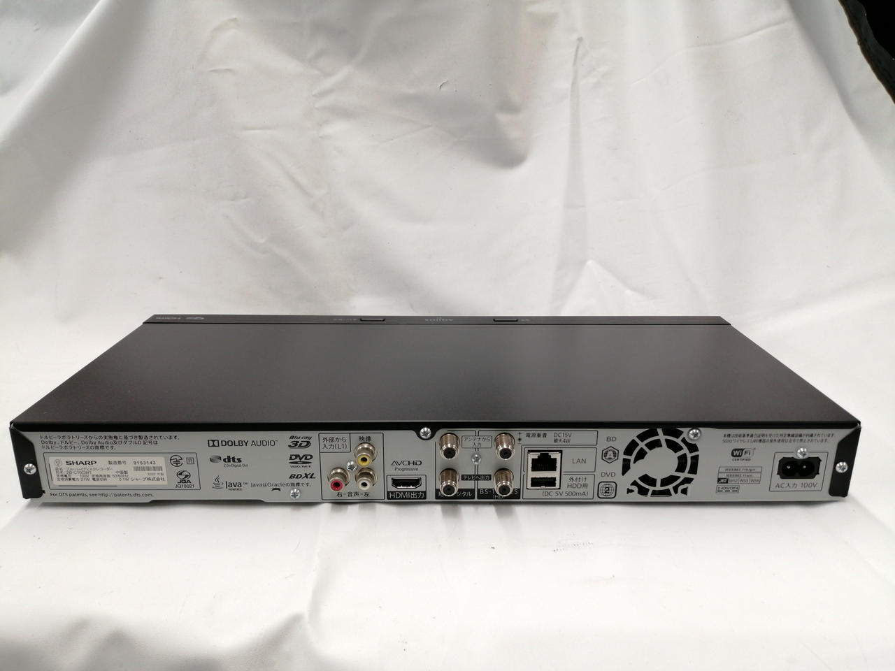 M-TN 安っぽく 093]SHARP BDレコーダー BD-W570 2015年 