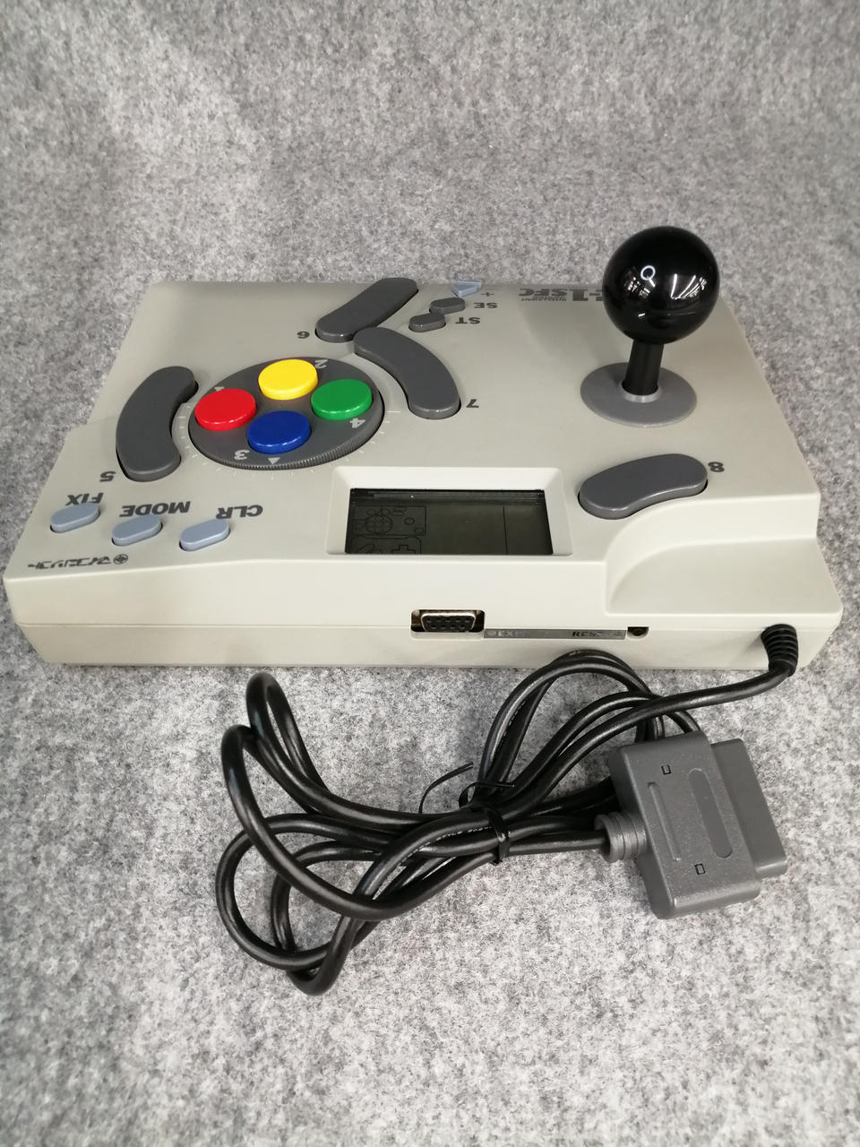 【動作品】マイコンソフト XE-1 SFC ジョイスティック スーファミ マイコンソフト XE-1 SFC インテリジェント ジョイスティック