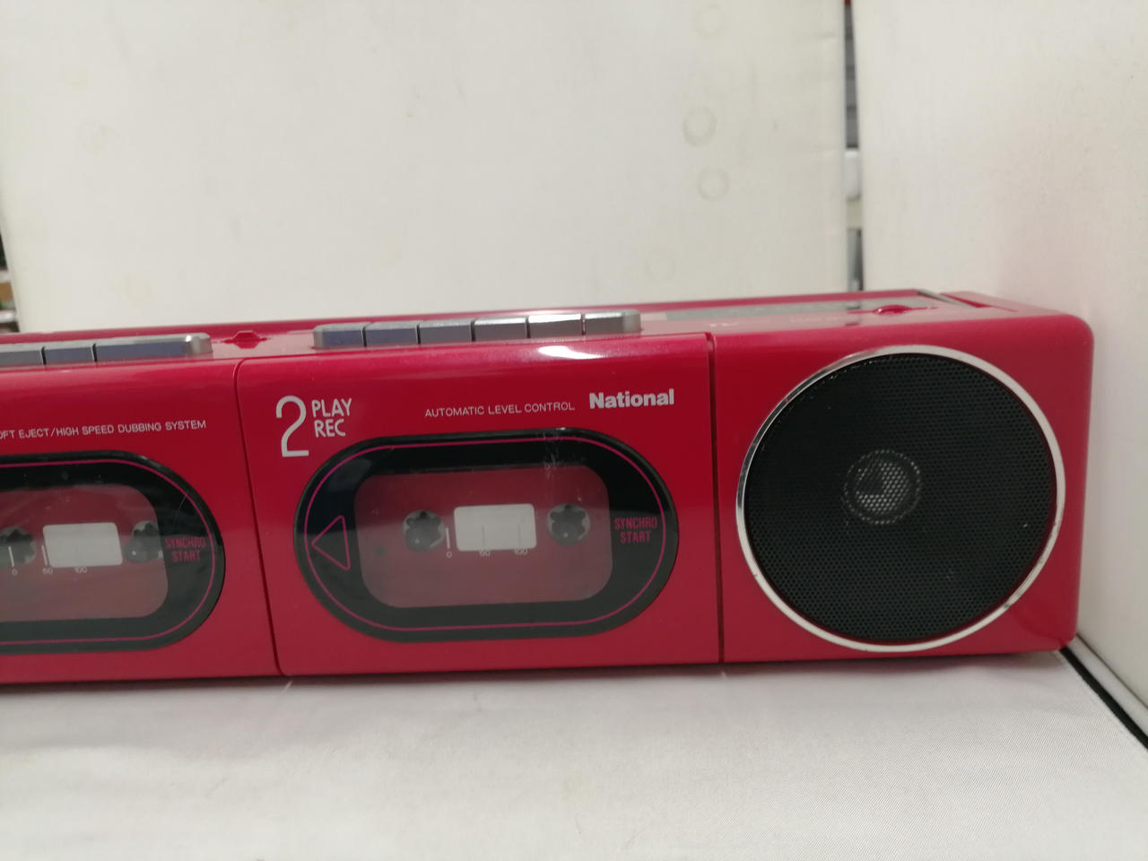 廃番 初期生産モデル DRT スリムノブ レッド NATIONAL|レトロラジカセ|HARDOFFオフモール（オフモ）|1010450000041960