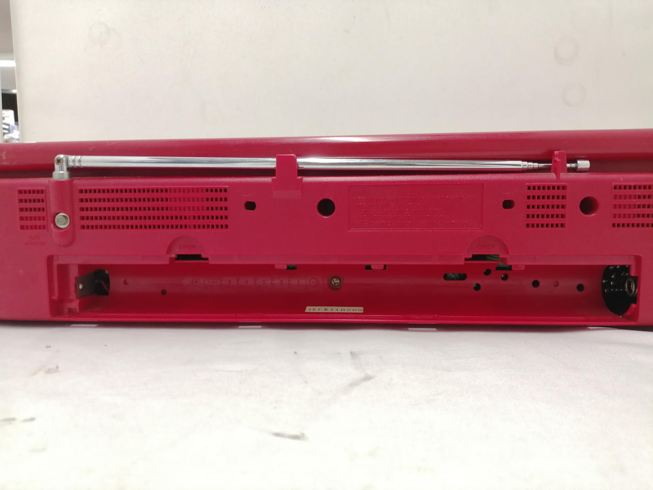 廃番 初期生産モデル DRT スリムノブ レッド NATIONAL|レトロラジカセ|HARDOFFオフモール（オフモ）|1010450000041960