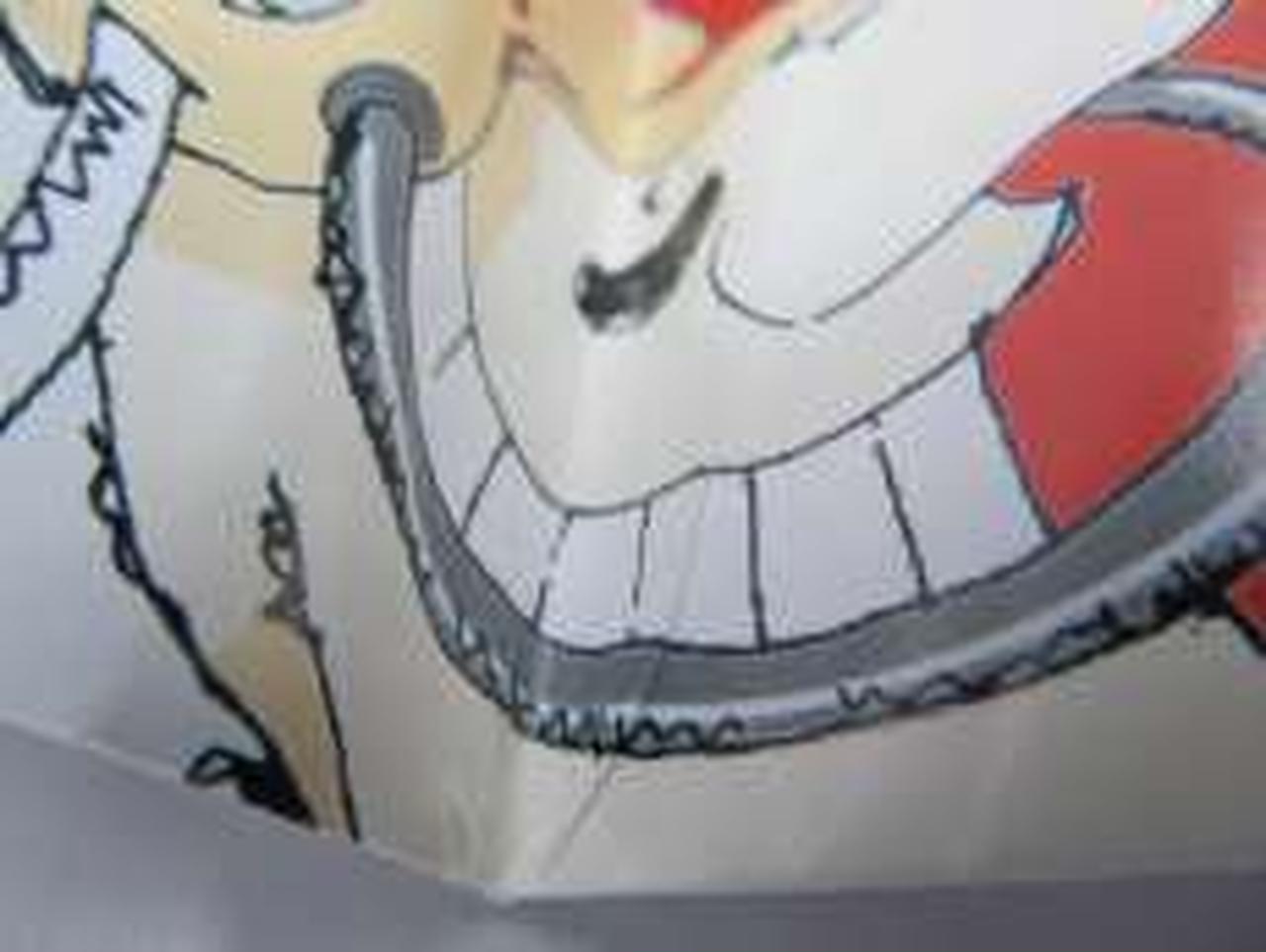 カタログ折れあと