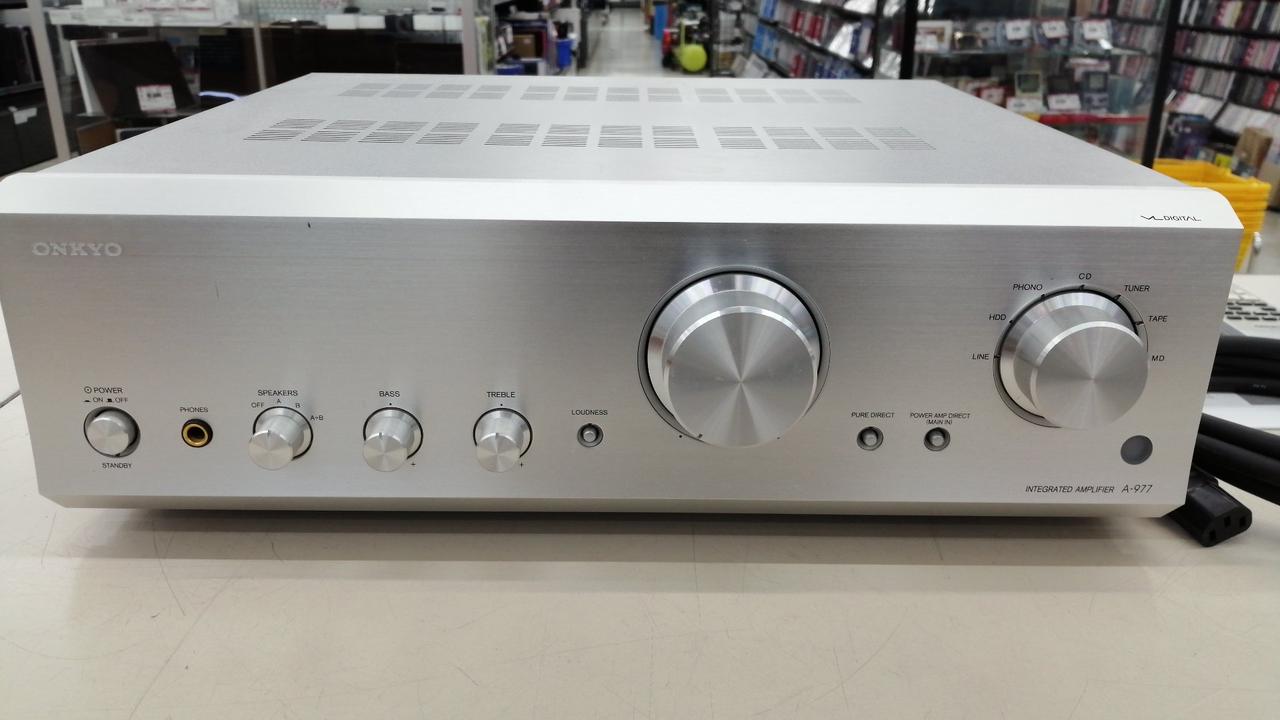 オンキョー　プリメインアンプ　A-977 シルバー ONKYO A-977 価格比較 - 価格.com