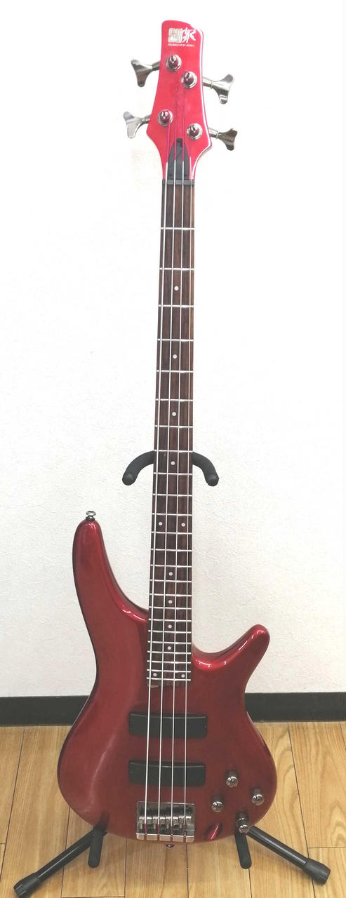 美品 IBANEZ SR300 SDGR マッチングヘッド レッド エレキベース Ibanez SDGR SR300 アイバニーズ アクティブベース レッド