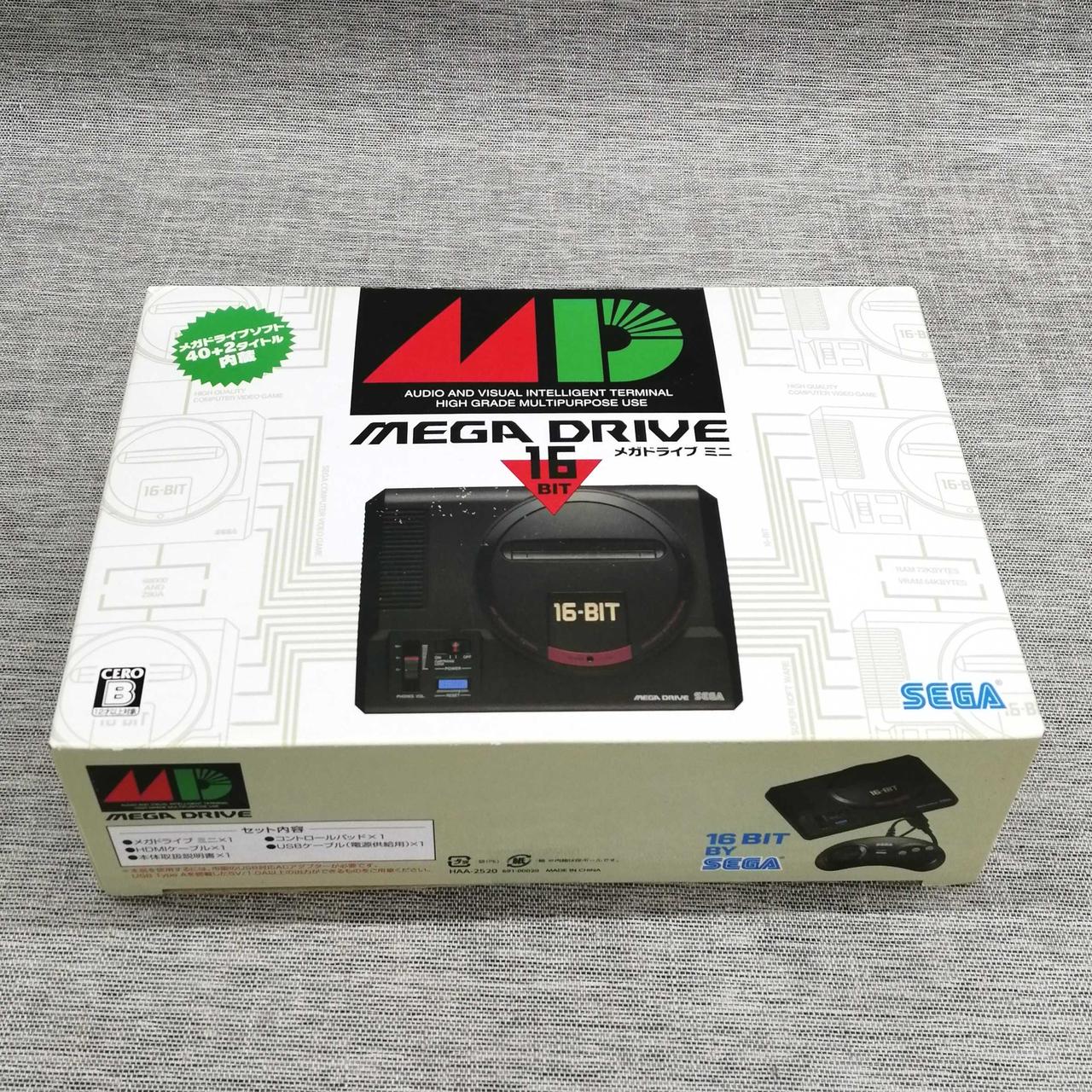 SEGA - SEGA メガドライブ ミニ 16BIT ゲーム機 さらに小さく、より深く。新・メガドラミニ登場。2022年10月27日