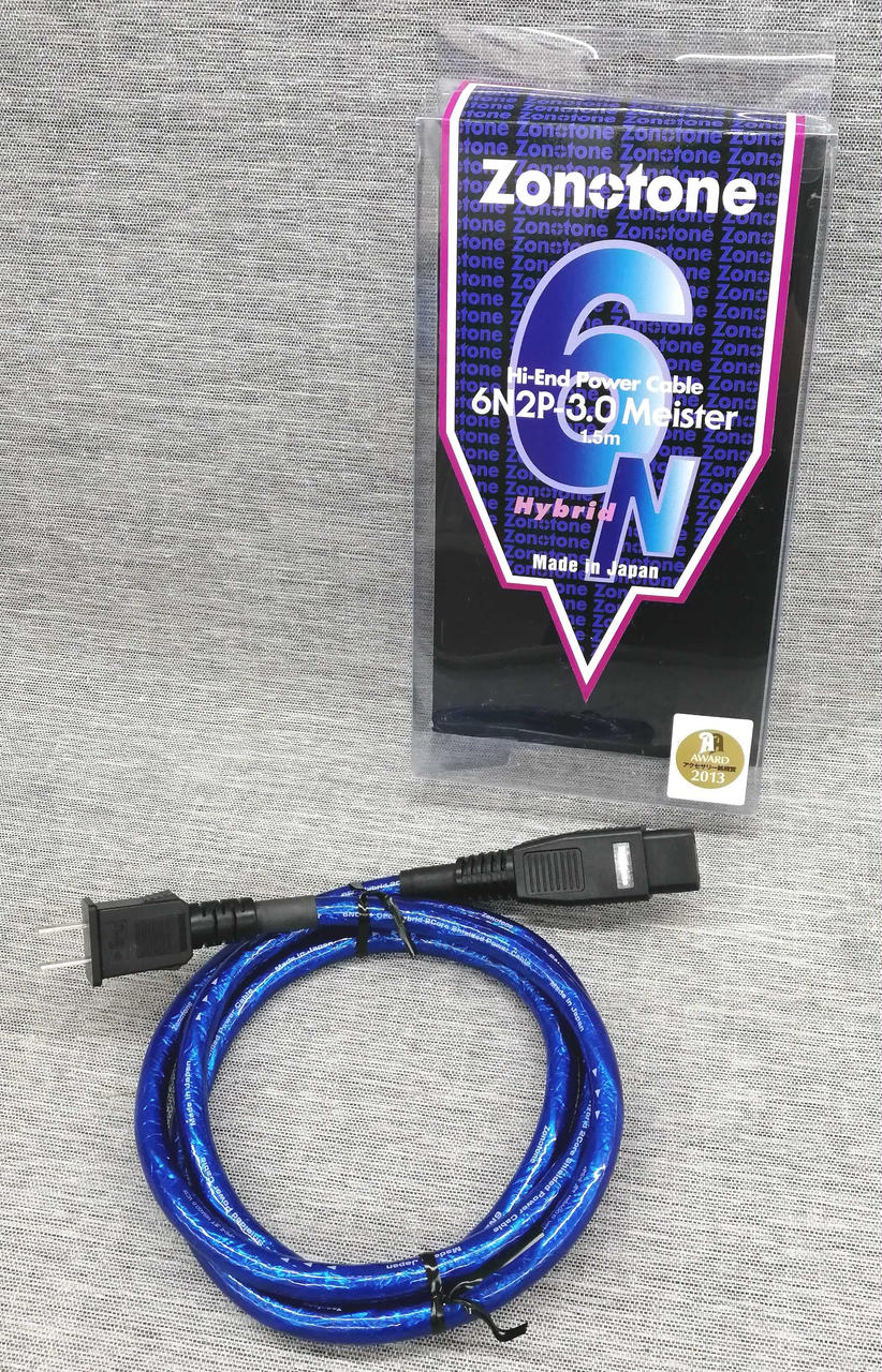 【中古美品】Zonotone 電源ケーブル 6N2P-3.0 Megane 中古美品】Zonotone 電源ケーブル 6N2P-3.0 Megane - メルカリ