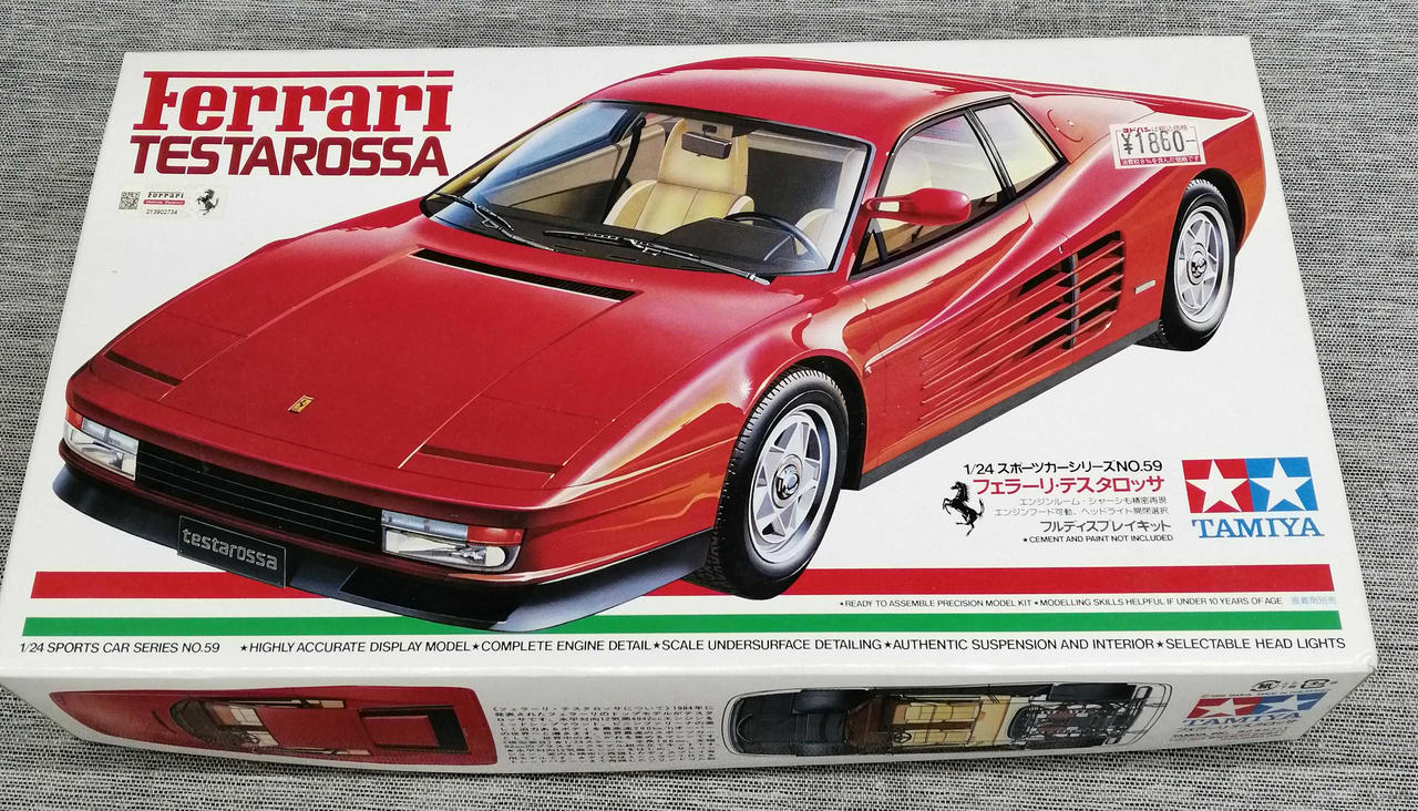 TAMIYA フェラーリ・テスタロッサ　 長谷川製作所　フェラーリ　F50 ピニン・ファリーナに敬意を！「赤い頭」の真髄に迫る