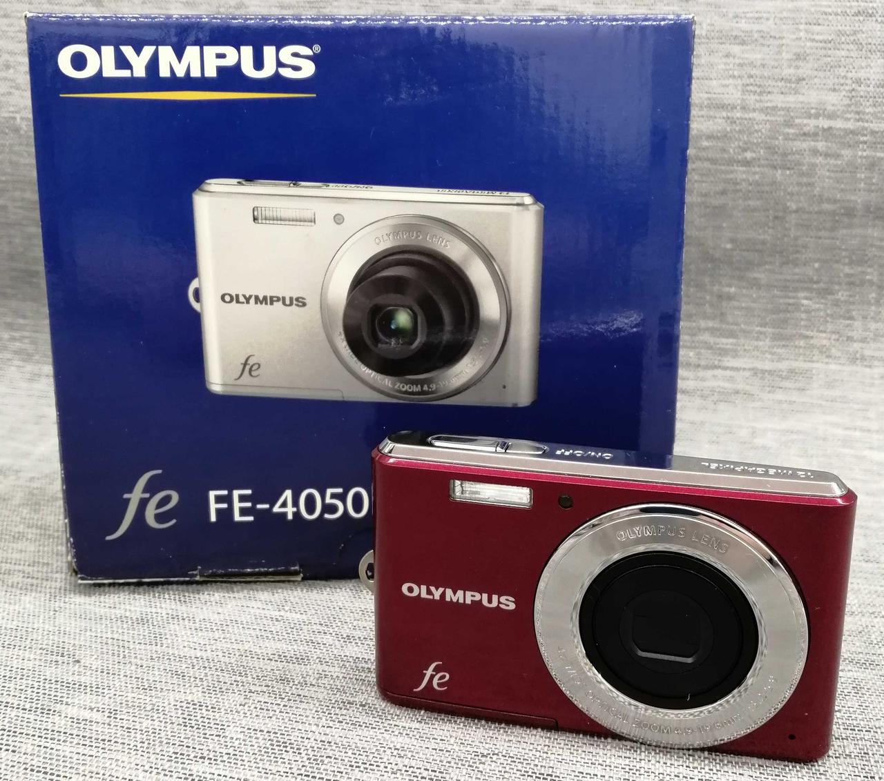 OLYMPUS FE レッド FE-4050 コンパクトデジタルカメラ Olympus FE-4050