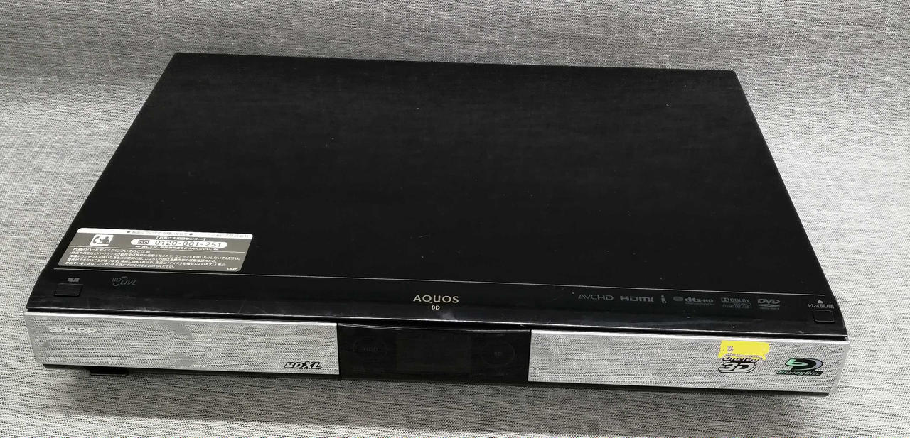 【最安値！】SHARP製HDDプレーヤー 楽天市場】HDD レコーダー AQUOSの通販