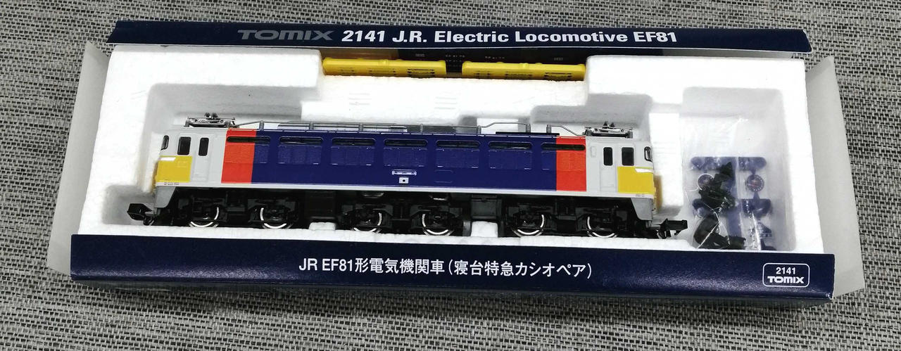 TOMIX 2141 JR EF81形電気機関車 (寝台特急カシオペア) TOMIX|Nゲージ|【ハードオフ公式通販】オフモール|1010490000043306