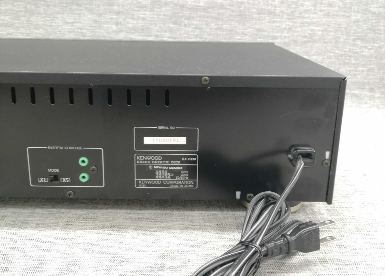 限界値下げ！KENWOOD 3ヘッドカセットデッキ KX-7030　動作良好！ ケンウッド(KENWOOD)|カセットデッキ|【ハードオフ公式通販】オフ