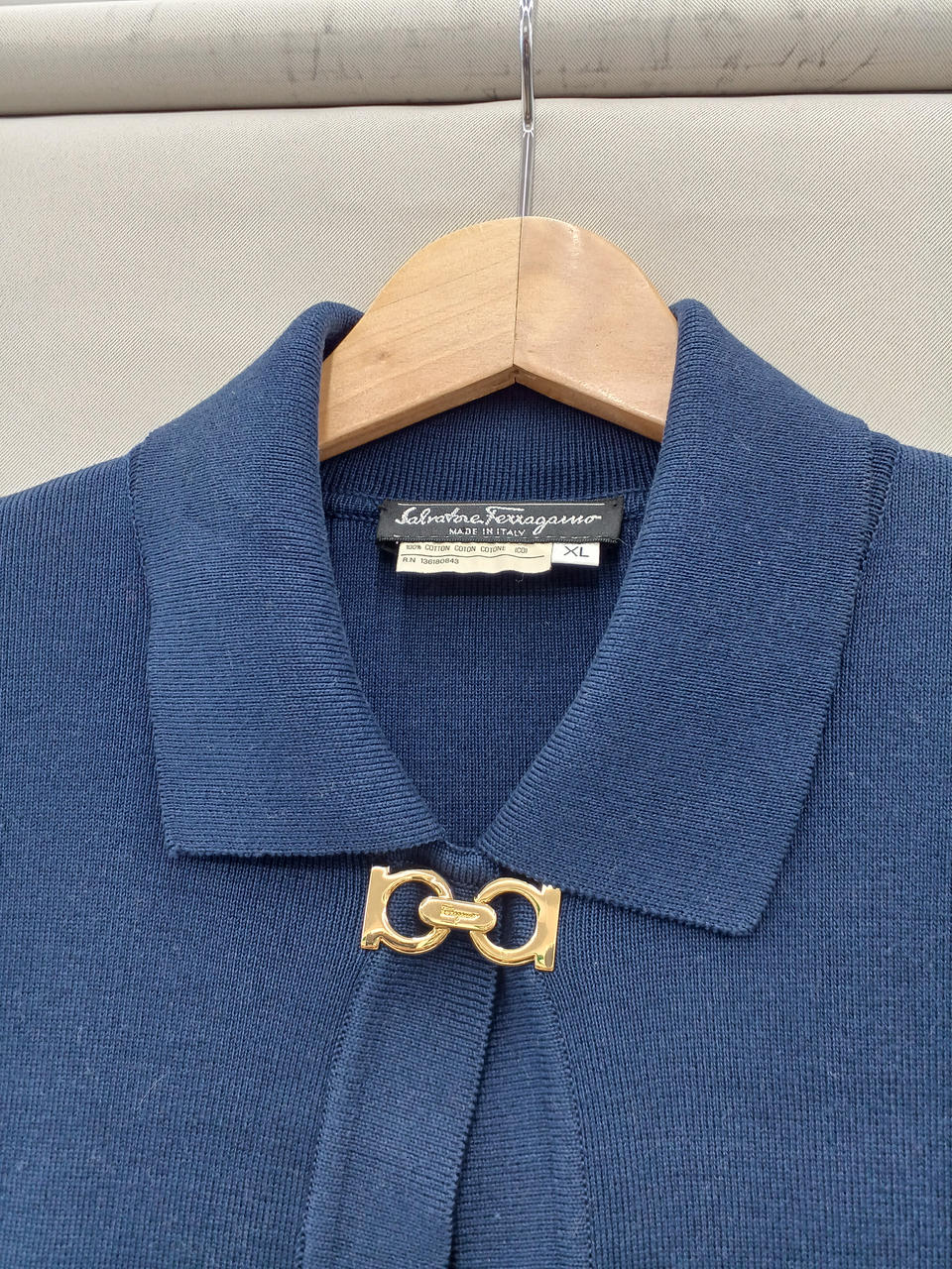 SALVATORE FERRAGAMO|コットンカーディガン|【ハードオフ公式通販