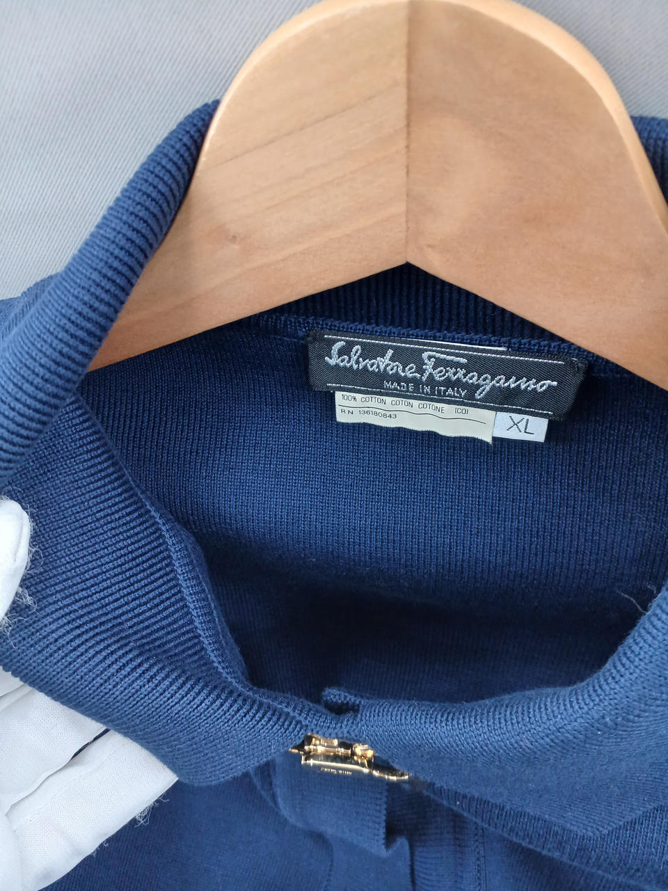 SALVATORE FERRAGAMO|コットンカーディガン|【ハードオフ公式通販