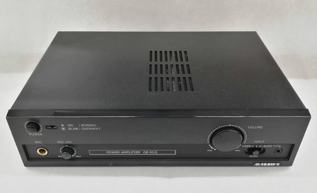 MASSIVE パワーアンプ OE-M15 Amazon.co.jp: MASSIVE マッシブ モノラルアンプ(ロー