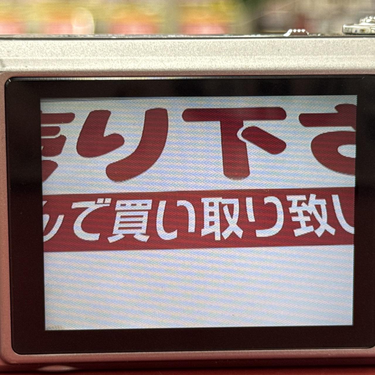 引きの写真だと黒い点はほとんど見えません