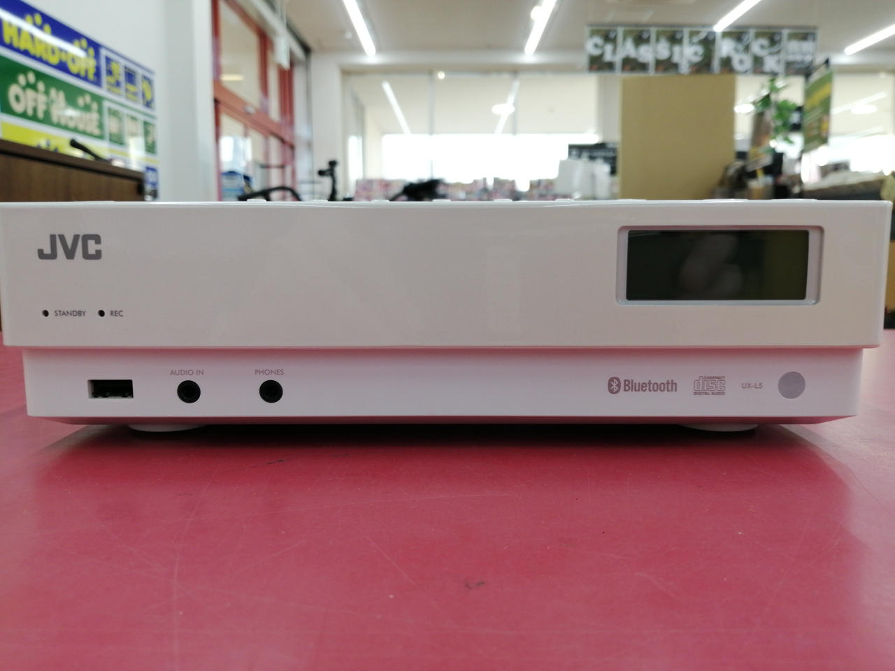 【中古】【美品】JVC コンポ UX-L5-W ホワイト Yahoo!オークション - JVC UX-L5 ホワイト FM AM CD USB