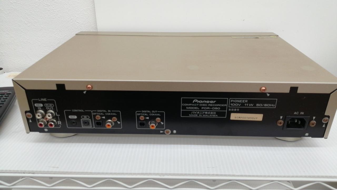 Pioneer パイオニア PDR-D50 CDレコーダー Amazon.co.jp: パイオニア CD‐R/RWレコーダー PDR-D50 : 家電