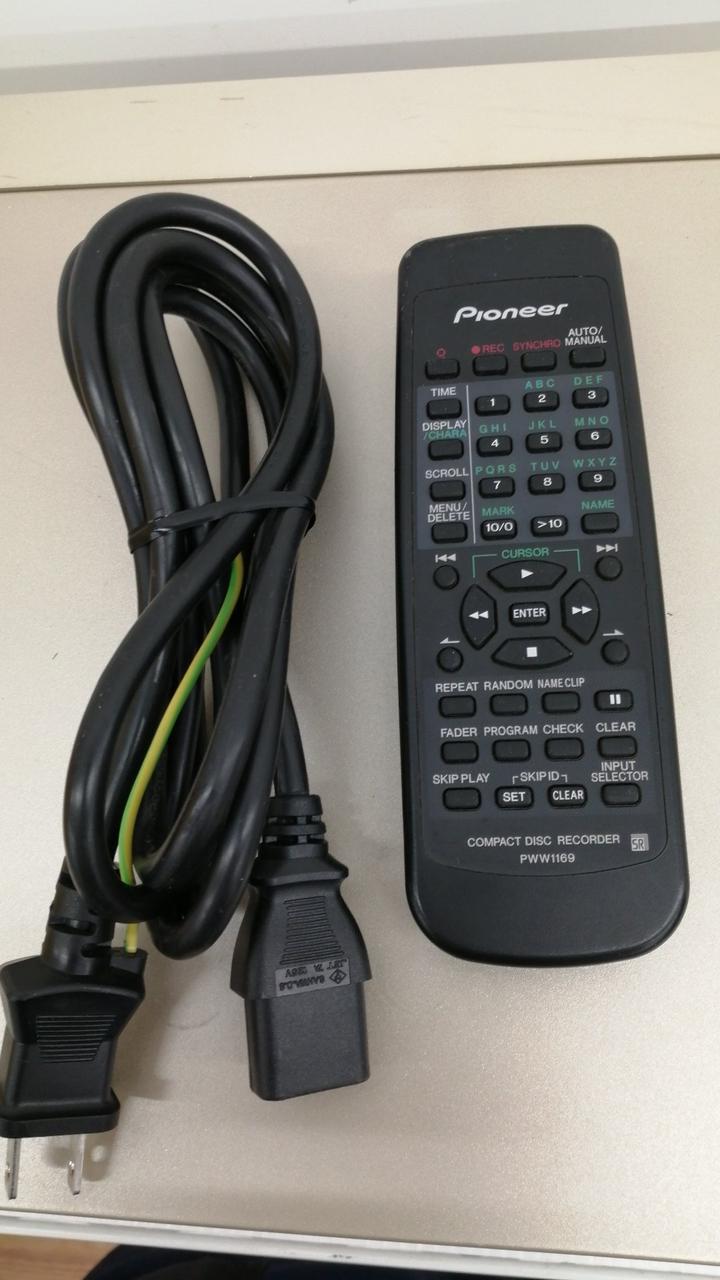 PIONEER - Pioneer パイオニア CD レコーダー PDR-D50 リモコン付属 Pioneer パイオニア CD レコーダー PDR-D50 リモコン付属
