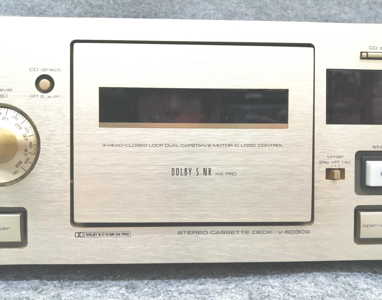 TEAC カセットデッキ V-6030S（ジャンク品） TEAC カセットデッキ V-6030S（ジャンク品） - メルカリ
