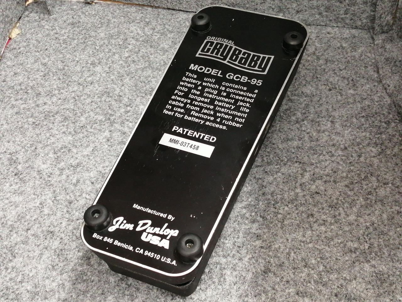 Jim Dunlop USA Crybaby Bass モデル GCB-100（Jim Dunlop Cry