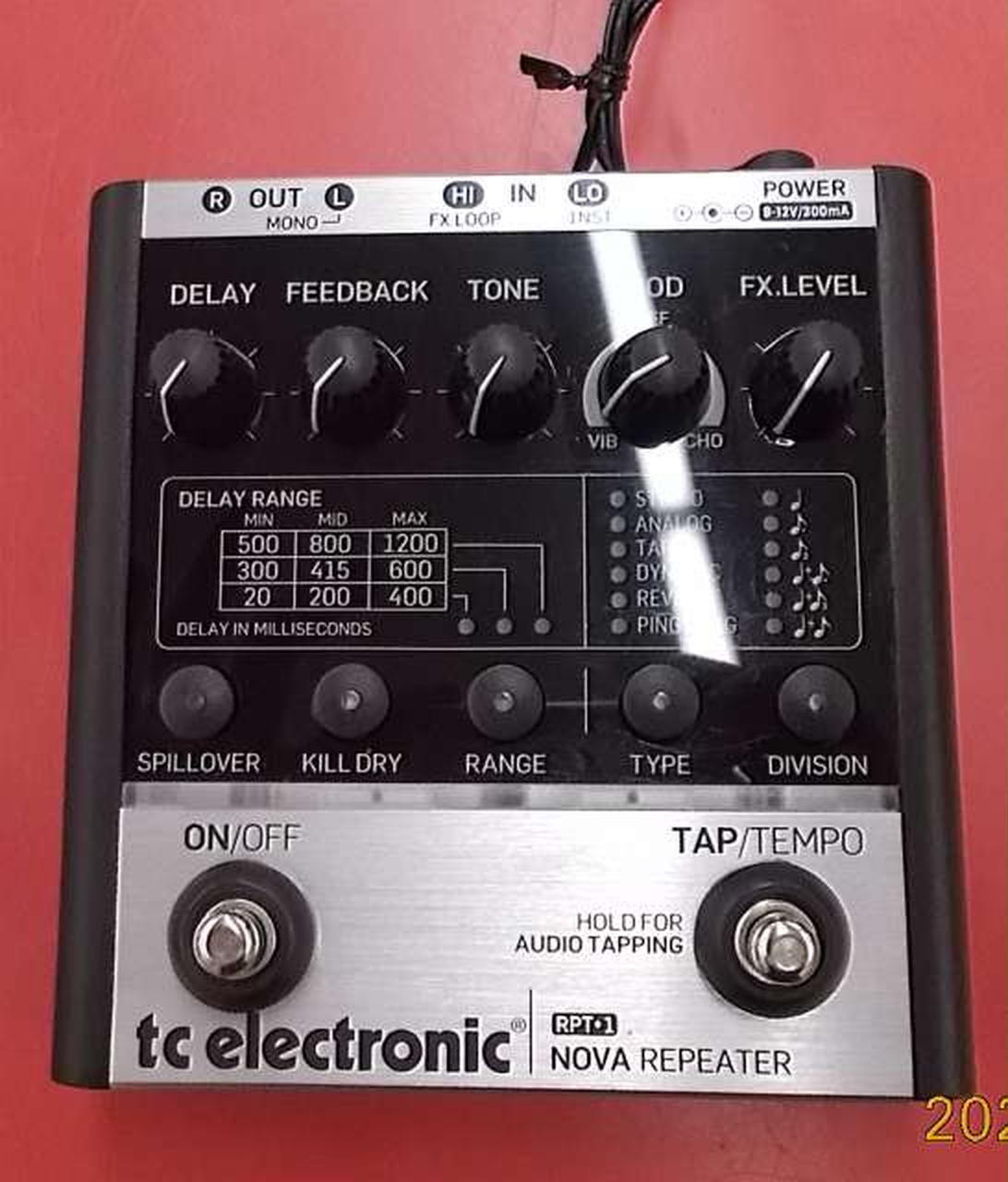 tc electronic Nova Repeater ディレイ　エフェクター TC Electronic Nova Repeater Delay: Great Tones at a fair