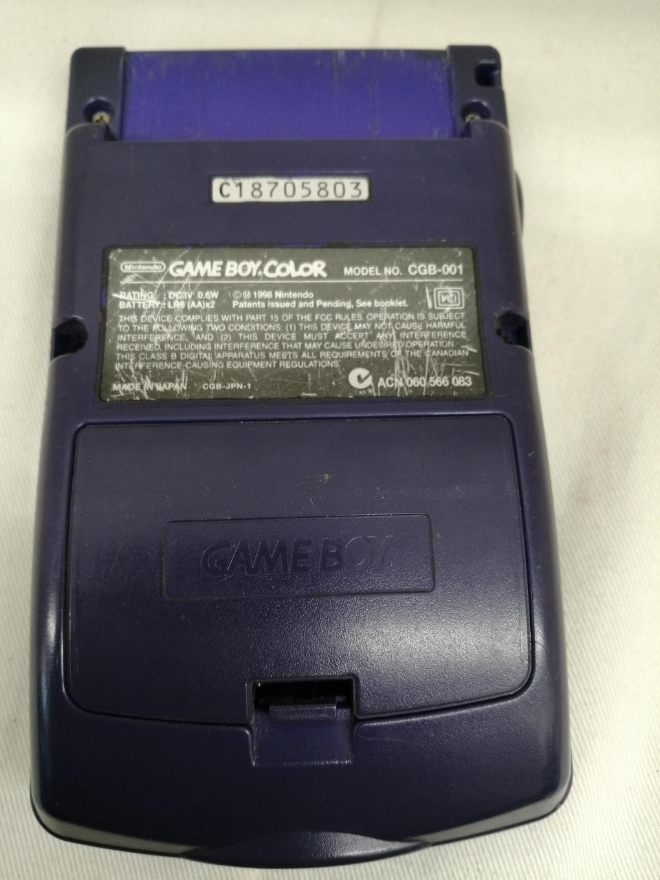 【ジャンク品】任天堂ゲームボーイカラー　GAME BOY COLOR 本体 NINTENDO|【ジャンク】ゲームボーイカラー|HARDOFFオフモール