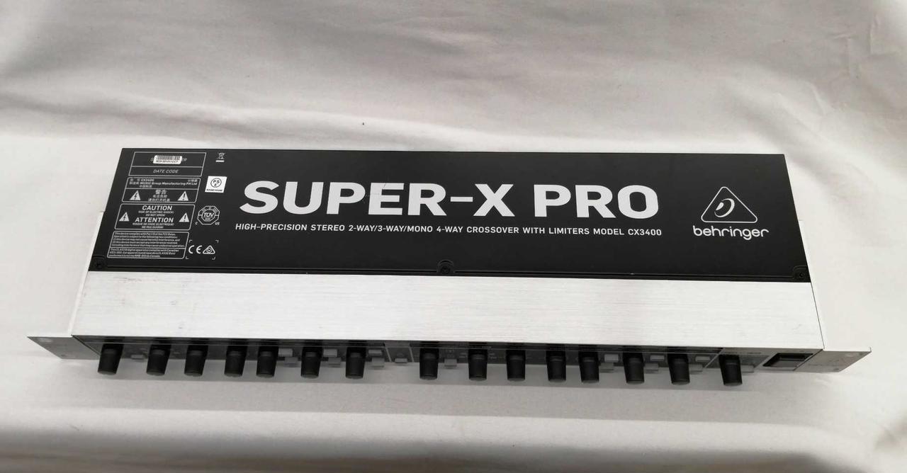 A*o様 Behringer チャンネルディバイダー SUPER-X PRO C Behringer SUPER-X PRO CX2310 V2 Multi-Channel Crossover With