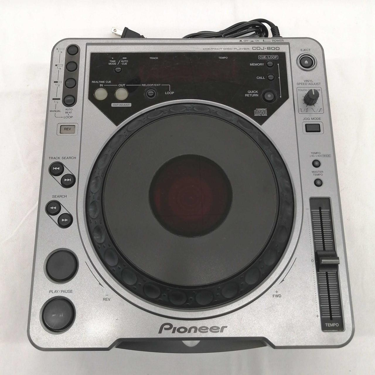 【動作確認済】Pioneer パイオニア CDJ-800 プロDJCDプレーヤー Pioneer パイオニア CDJ-800 DJ用CDプレーヤー 音響機材