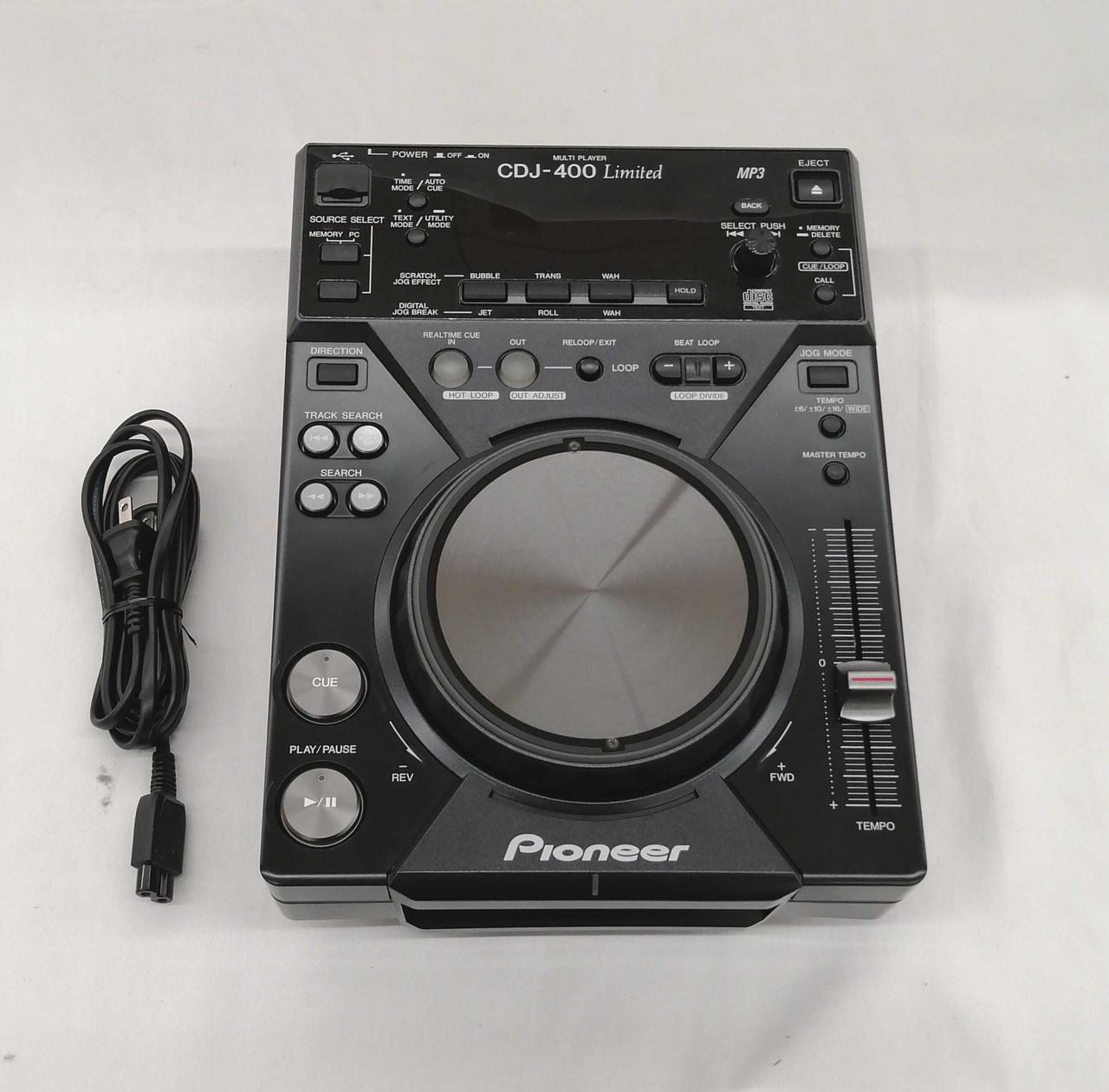 Technics Pioneer CDJ +ミキサー　パイオニア　DJM-400 Limited edition「CDJ-400-K」「DJM-400-K」 新発売 | 報道資料
