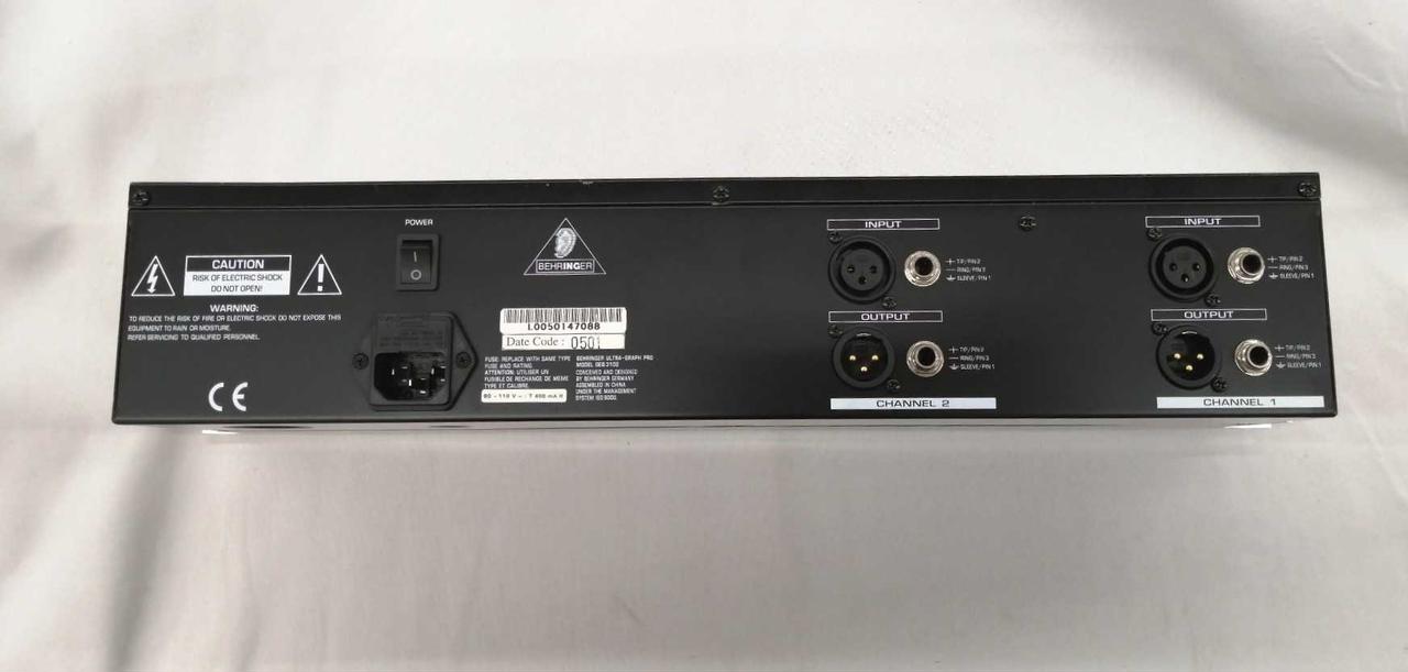 BEHRINGER DEQ1029 ベリンガー グラフィックイコライザー BEHRINGER DEQ1029 ベリンガー グラフィックイコライザー こんな