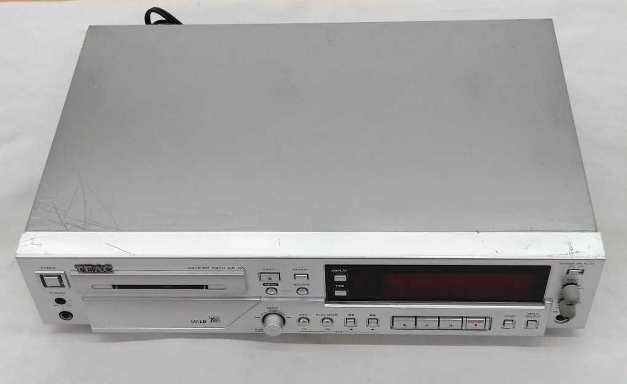 ジャンク扱い　TEAC MD-H500 MDデッキ ジャンク扱い TEAC MD-H500 MDデッキ