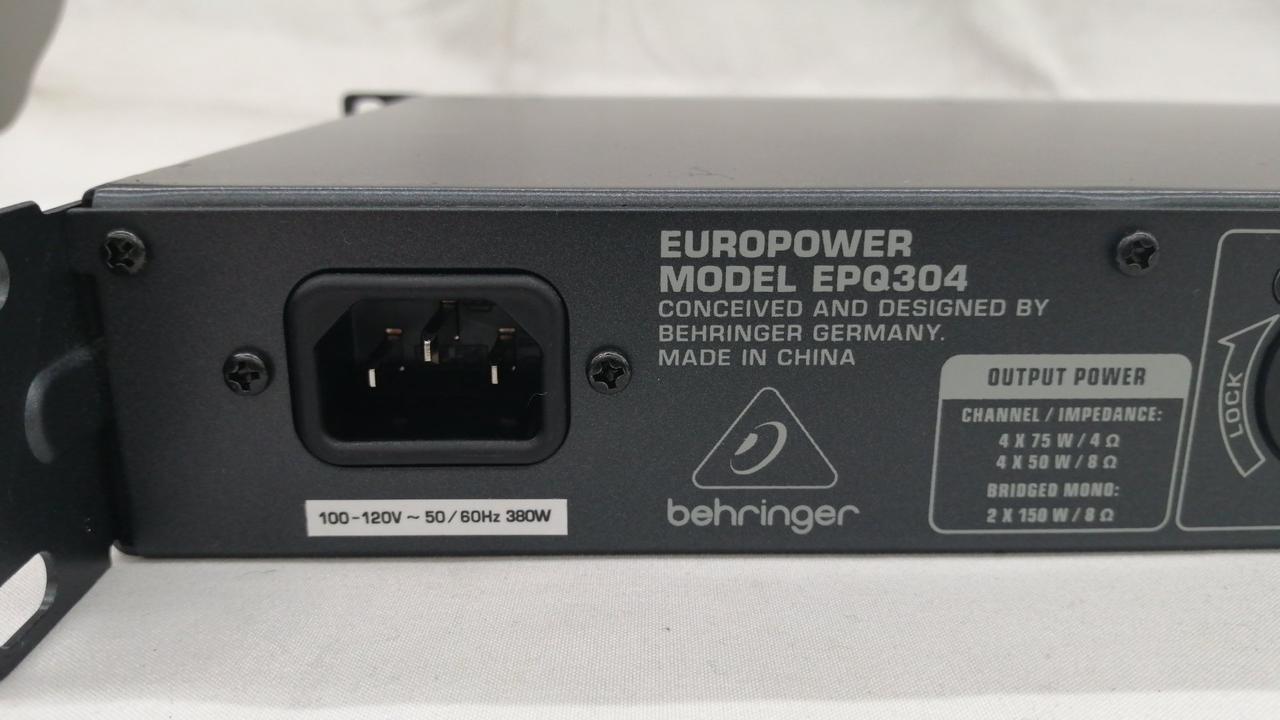 Behringer EPQ304 パワーアンプ 4チャンネル 【公式通販】