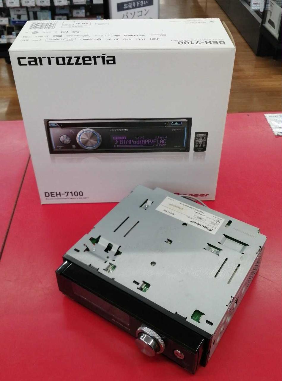 中古☆美品☆Pioneer DEH-7100 カーオーディオ Pioneer Carrozzeria DEH-7100 1DIN CD / USB / Bluetooth Car